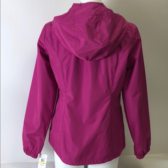 Nautica women’s windbreaker Jacket Magenta Berry - Picture 4 of 7